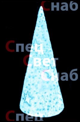 СВЕТОДИОДНАЯ ЕЛЬ 3 м. ГОЛУБАЯ